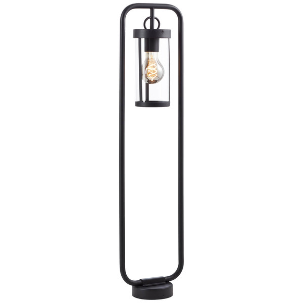 Brilliant Sidney Außenstandleuchte 85cm E27 IP44 Schwarz Transparent 44293/06
