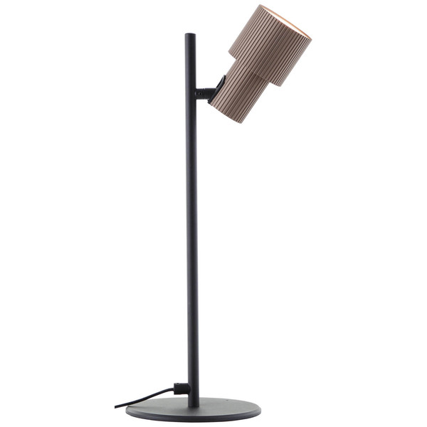 Brilliant Cadiz Tischleuchte 41cm GU10 Schwarz Matt Bronze Gebürstet 60115/76