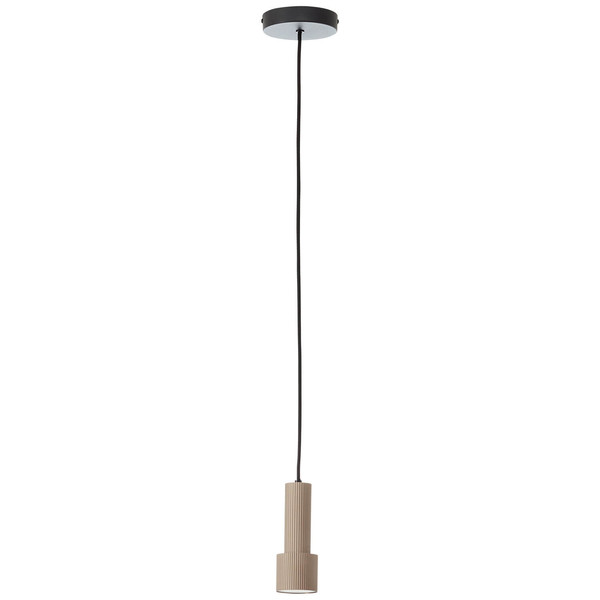 Brilliant Cadiz Pendelleuchte 13cm GU10 Schwarz Matt Bronze Gebürstet 60117/76