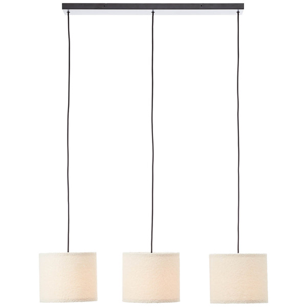 Brilliant Teddy Pendelleuchte 3-flammig E27 Beige 60164/09