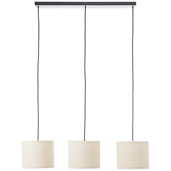 Brilliant Teddy Pendelleuchte 3-flammig E27 Beige 60164/09