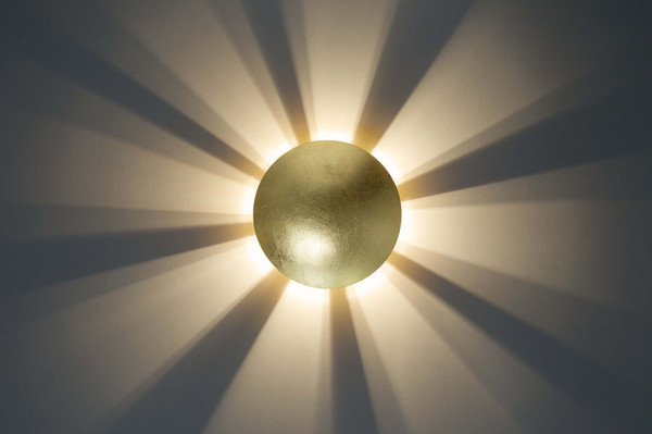 Brilliant Sunset Wandleuchte G9 Gold-Antik 90220/69