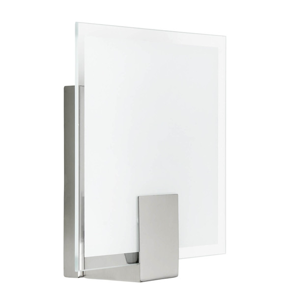 Brilliant Sonian Wandleuchte, quadratisch E14 Eisen Weiß 90324/13