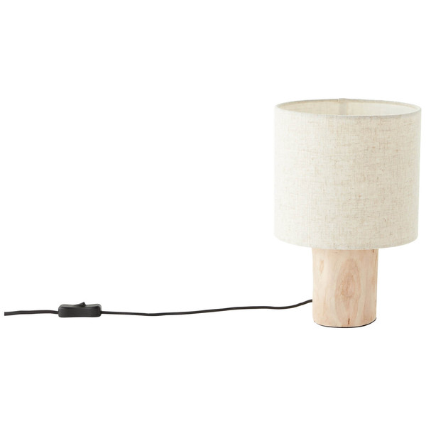 Brilliant Pia Tischleuchte E27 Natur FSC® 93150/96