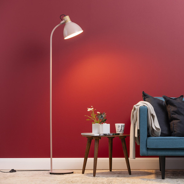 Brilliant Erena Standleuchte 1,5m E27 Pink Hell FSC® 94556/04