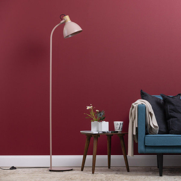 Brilliant Erena Standleuchte 1,5m E27 Pink Hell FSC® 94556/04
