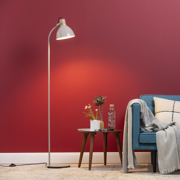 Brilliant Erena Standleuchte 1,5m E27 Taupe FSC® 94556/20