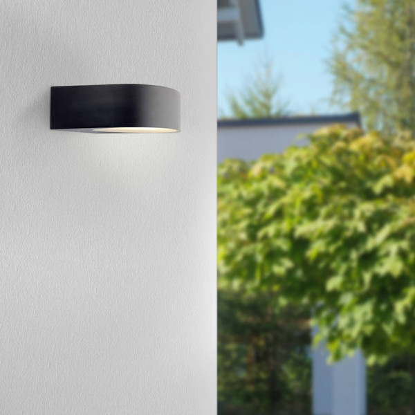 Brilliant Tyler Außenwandleuchte E27 IP44 Schwarz Up/Down Light 96104/06