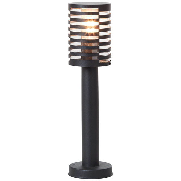 Brilliant Venlo Außensockelleuchte 50cm E27 IP44 Schwarz Matt 96425/76