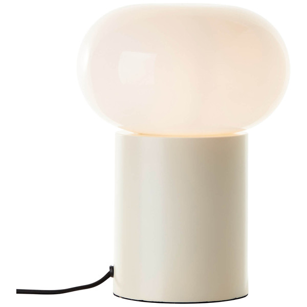 Brilliant Daeny Tischleuchte 27cm E27 Beige Weiß 99003/09