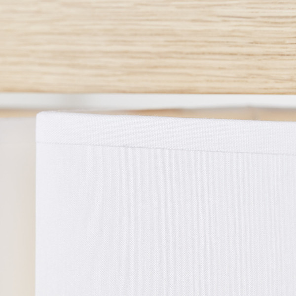 Brilliant Rayan Pendelleuchte, 4-flammig E27 Eiche Geölt Weiß Made in Europe, FSC 99441/35