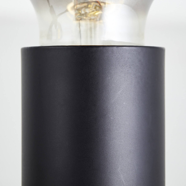 Brilliant Tiffany Strahlerrohr, 4-flammig E27 Schwarz Matt 99683/06