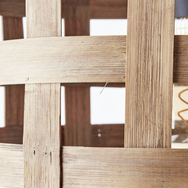 Brilliant Woodline Pendelleuchte, 1-flammig E27 Natur Schwarz FSC 99808/09