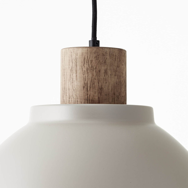 Brilliant Erena Pendelleuchte 38cm E27 Taupe FSC® 99836/20