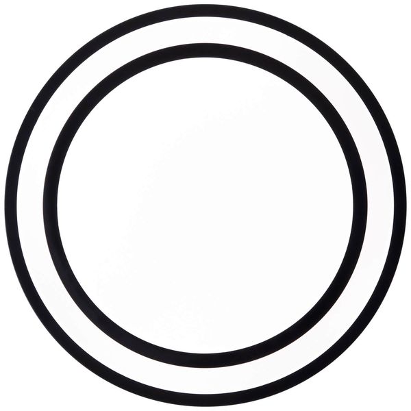 Brilliant Luciano LED Wand- und Deckenleuchte 49cm 36W Schwarz Weiß Timer, Nachtlicht G80564A76