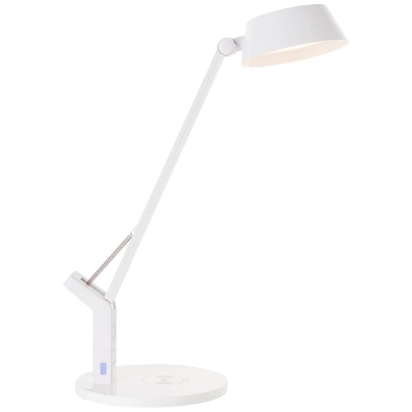 Brilliant Kaila LED Tischleuchte mit Induktionsladeschale 8W Weiß Memory Funktion, Wireless charging G93126/05