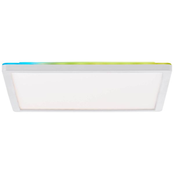 Brilliant Saltery LED Deckenaufbau-Paneel 30x30cm 20W Weiß Nachtlicht, Timer G99780/05