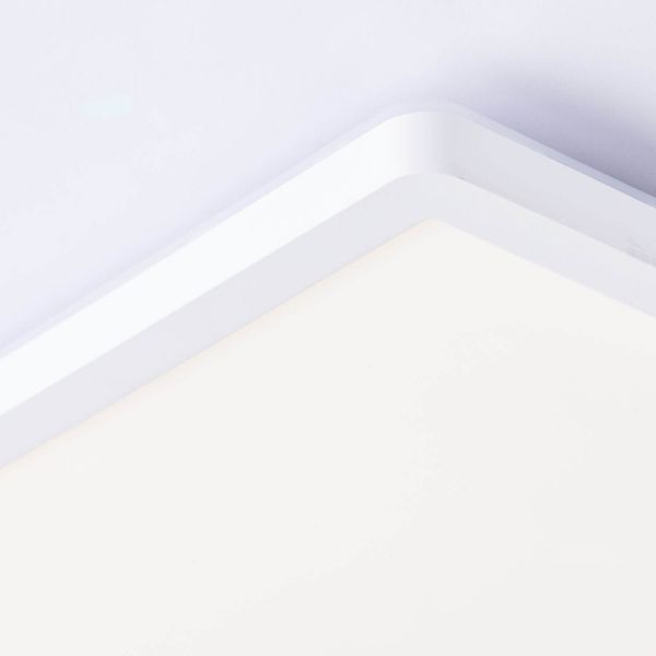 Brilliant Saltery LED Deckenaufbau-Paneel 30x30cm 20W Weiß Nachtlicht, Timer G99780/05