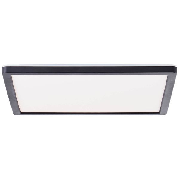 Brilliant Saltery LED Deckenaufbau-Paneel 30x30cm 20W Weiß Schwarz Nachtlicht, Timer G99780/76