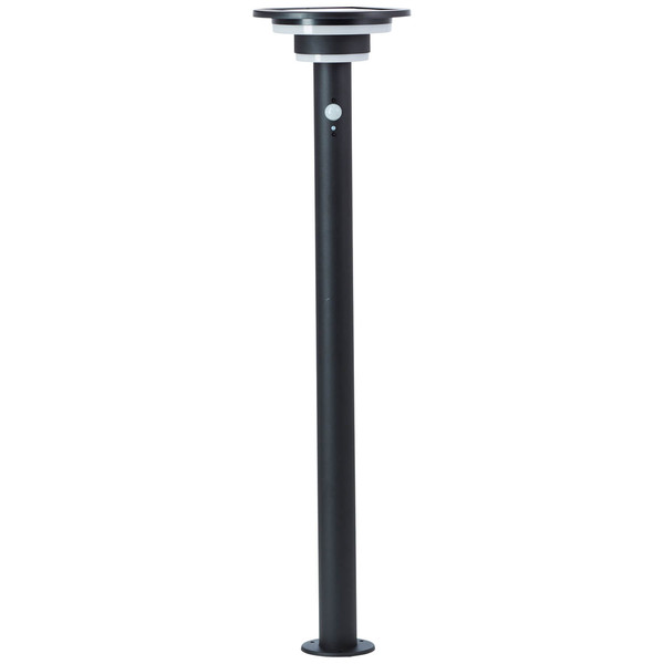 Brilliant Garvina LED Außenstehleuchte mit Solar und Bewegungsmelder 3W Warmweiß IP44 Schwarz Solar, Bewegungsmelder G40407/06