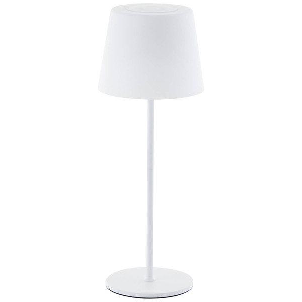 Brilliant Cappo LED Außentischleuchte 38cm 2,5W Warmweiß IP44 Weiß USB, Memory Funktion G40882/05