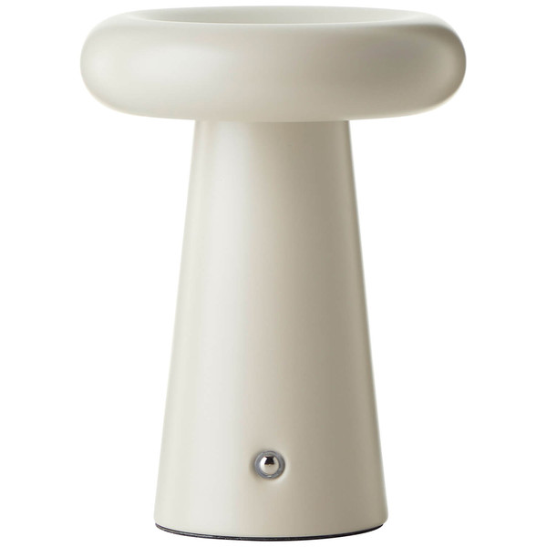 Brilliant Muffin LED Außentischleuchte 18,5cm 3W Warmweiß IP44 Beige USB G40895/09