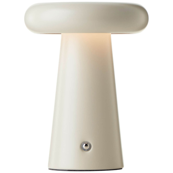 Brilliant Muffin LED Außentischleuchte 18,5cm 3W Warmweiß IP44 Beige USB G40895/09