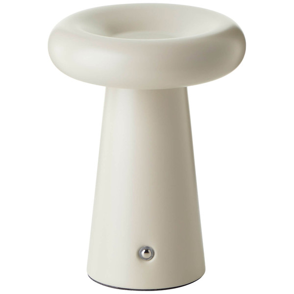 Brilliant Muffin LED Außentischleuchte 18,5cm 3W Warmweiß IP44 Beige USB G40895/09