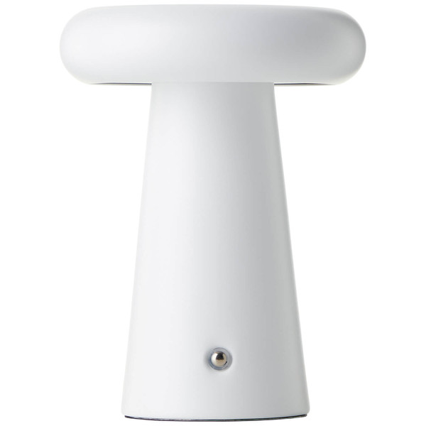 Brilliant Muffin LED Außentischleuchte 18,5cm 3W Warmweiß IP44 Weiß Matt USB G40895/75