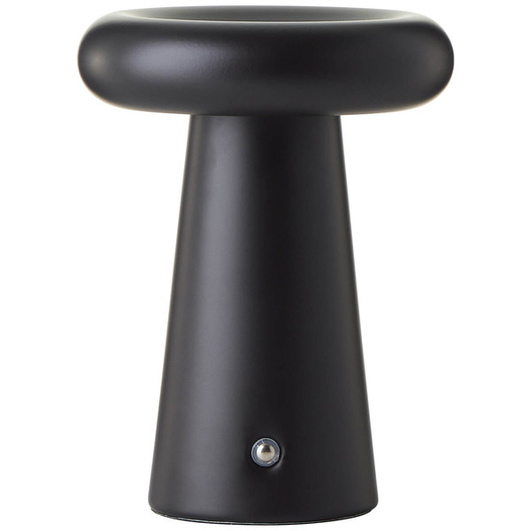 Brilliant Muffin LED Außentischleuchte 18,5cm 3W Warmweiß IP44 Schwarz Matt USB G40895/76