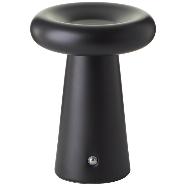 Brilliant Muffin LED Außentischleuchte 18,5cm 3W Warmweiß IP44 Schwarz Matt USB G40895/76