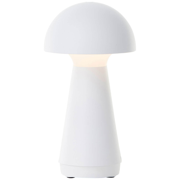 Brilliant Navabi LED Außentischleuchte 17,9cm 1,5W Warmweiß IP44 Weiß USB G40896/05