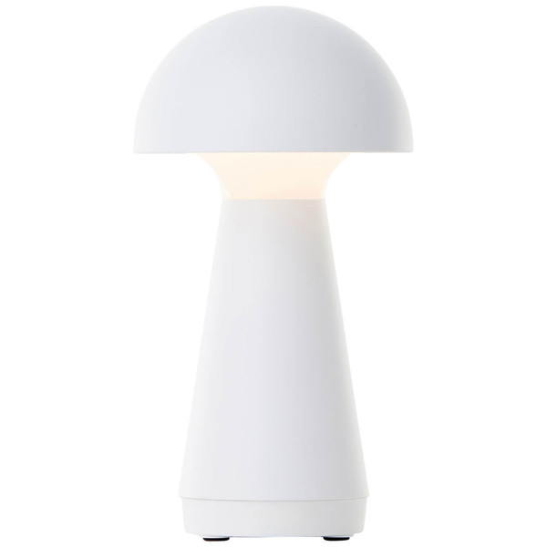 Brilliant Navabi LED Außentischleuchte 17,9cm 1,5W Warmweiß IP44 Weiß USB G40896/05