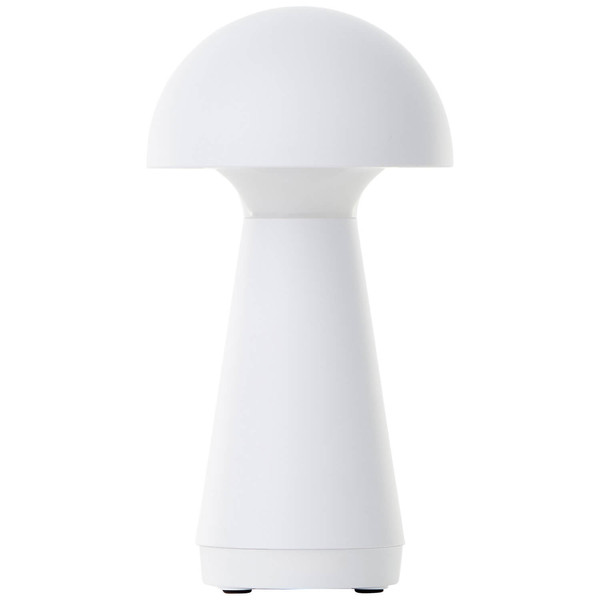 Brilliant Navabi LED Außentischleuchte 17,9cm 1,5W Warmweiß IP44 Weiß USB G40896/05