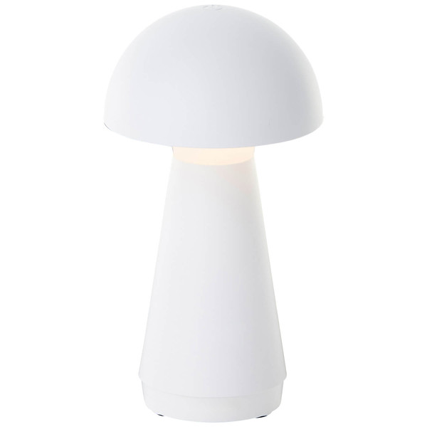 Brilliant Navabi LED Außentischleuchte 17,9cm 1,5W Warmweiß IP44 Weiß USB G40896/05