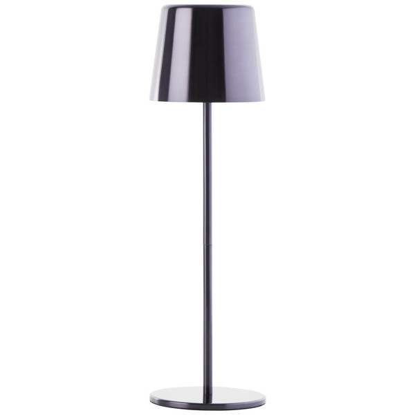 Brilliant Xaana LED Außentischleuchte 37cm 4W IP44 Schwarz Verchromt USB G40939/76