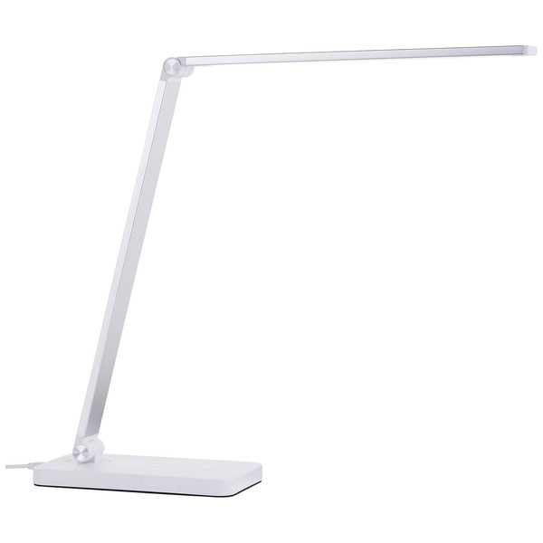 Brilliant Florence LED Tischleuchte 38cm 5W Weiß USB, Wireless charging G60090/05