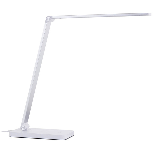 Brilliant Florence LED Tischleuchte 38cm 5W Weiß USB, Wireless charging G60090/05