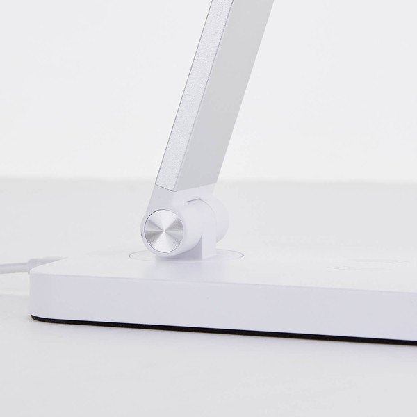 Brilliant Florence LED Tischleuchte 38cm 5W Weiß USB, Wireless charging G60090/05