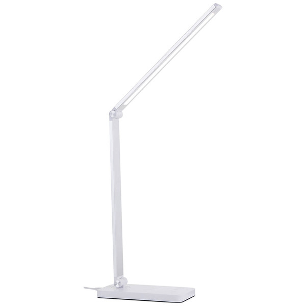 Brilliant Florence LED Tischleuchte 38cm 5W Weiß USB, Wireless charging G60090/05