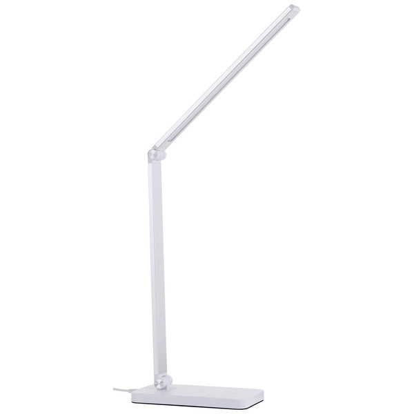 Brilliant Florence LED Tischleuchte 38cm 5W Weiß USB, Wireless charging G60090/05