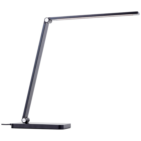 Brilliant Florence LED Tischleuchte 38cm 5W Schwarz USB, Wireless charging G60090/06
