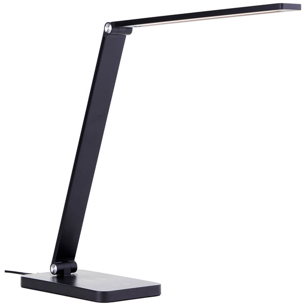 Brilliant Florence LED Tischleuchte 38cm 5W Schwarz USB, Wireless charging G60090/06