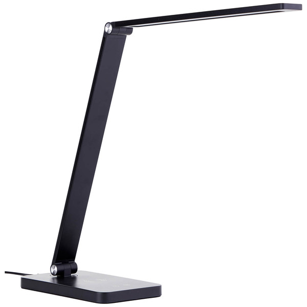 Brilliant Florence LED Tischleuchte 38cm 5W Schwarz USB, Wireless charging G60090/06
