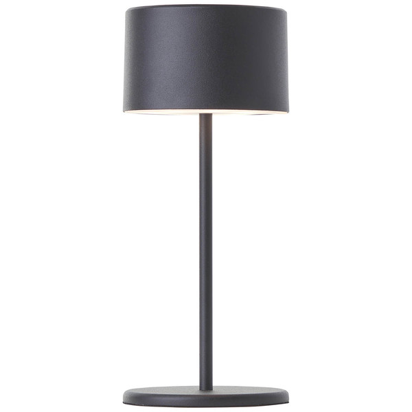 Brilliant Helio LED Tischleuchte LED 21cm 2W Warmweiß Schwarz USB G60181A06