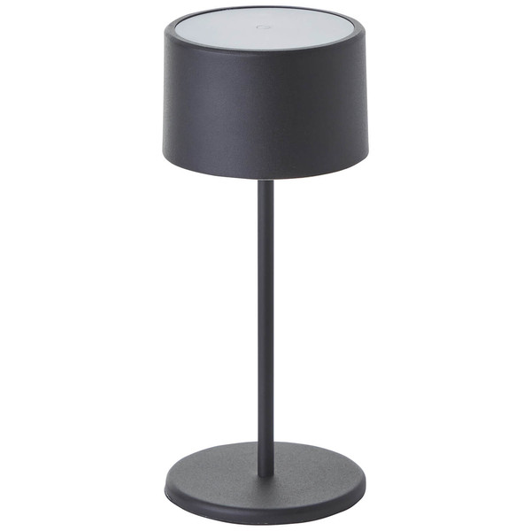 Brilliant Helio LED Tischleuchte LED 21cm 2W Warmweiß Schwarz USB G60181A06