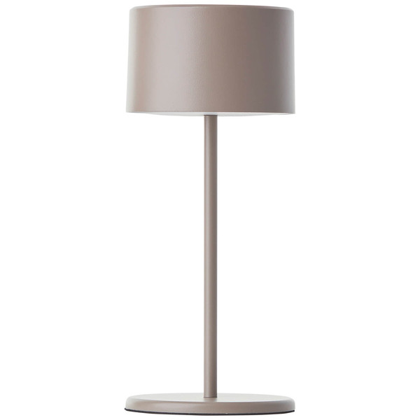 Brilliant Helio LED Tischleuchte LED 21cm 2W Warmweiß Taupe USB G60181A20