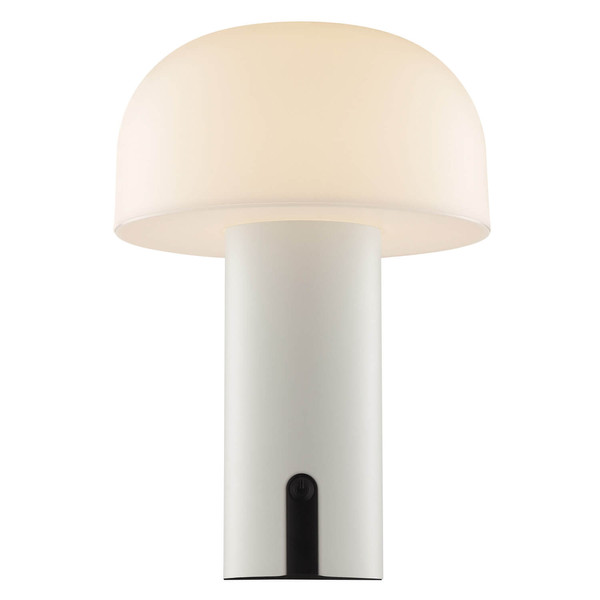 Brilliant Mattis LED Tischleuchte LED 21cm 2,5W Extra Warmweiss IP44 Beige Weiß G60305/09