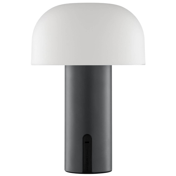 Brilliant Mattis LED Tischleuchte LED 21cm 2,5W Extra Warmweiss IP44 Grau Weiß G60305/22