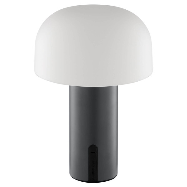 Brilliant Mattis LED Tischleuchte LED 21cm 2,5W Extra Warmweiss IP44 Grau Weiß G60305/22